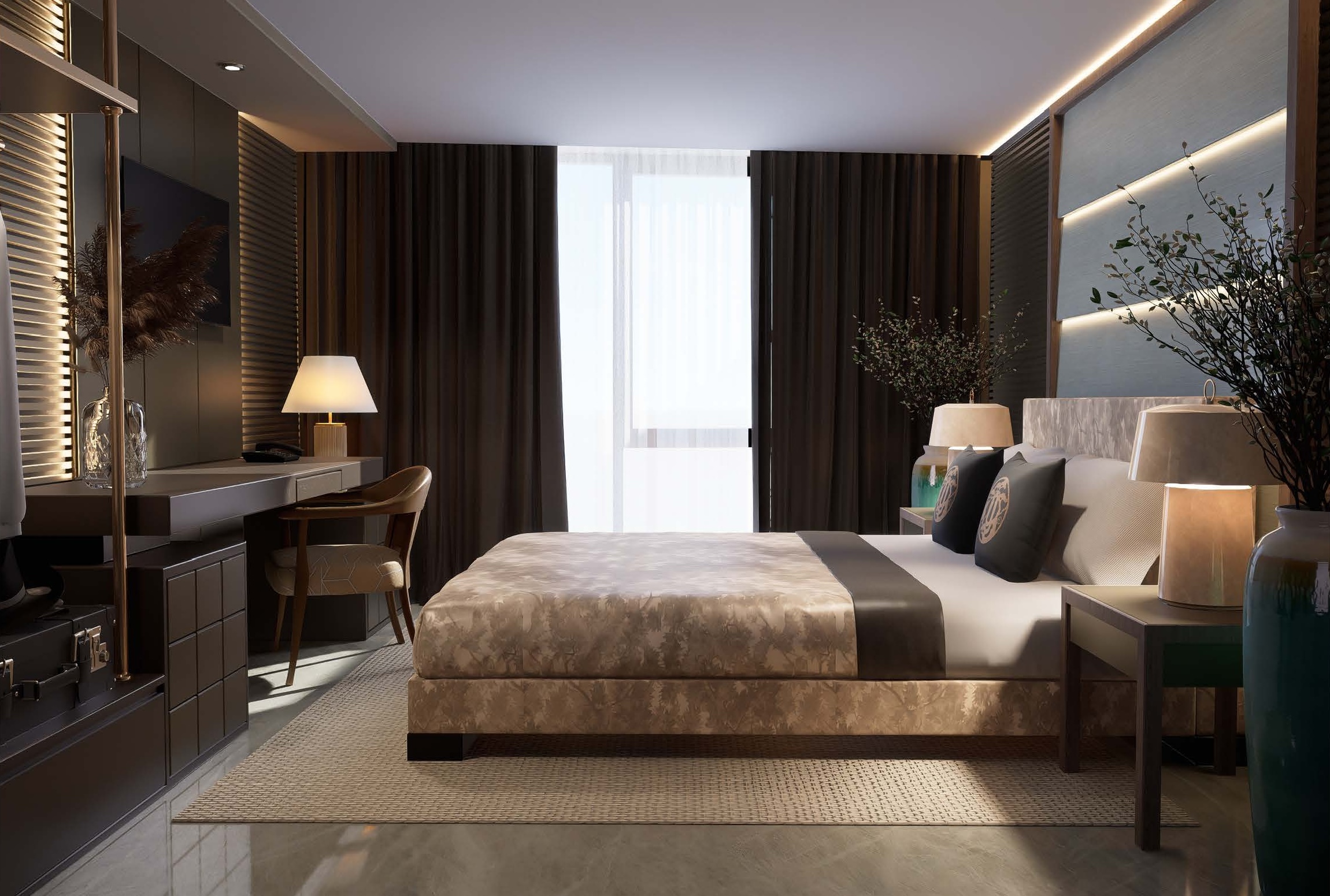 Armani Casa Bedroom
